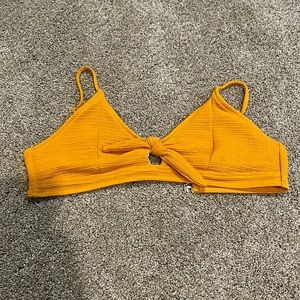 Yellow bikini top